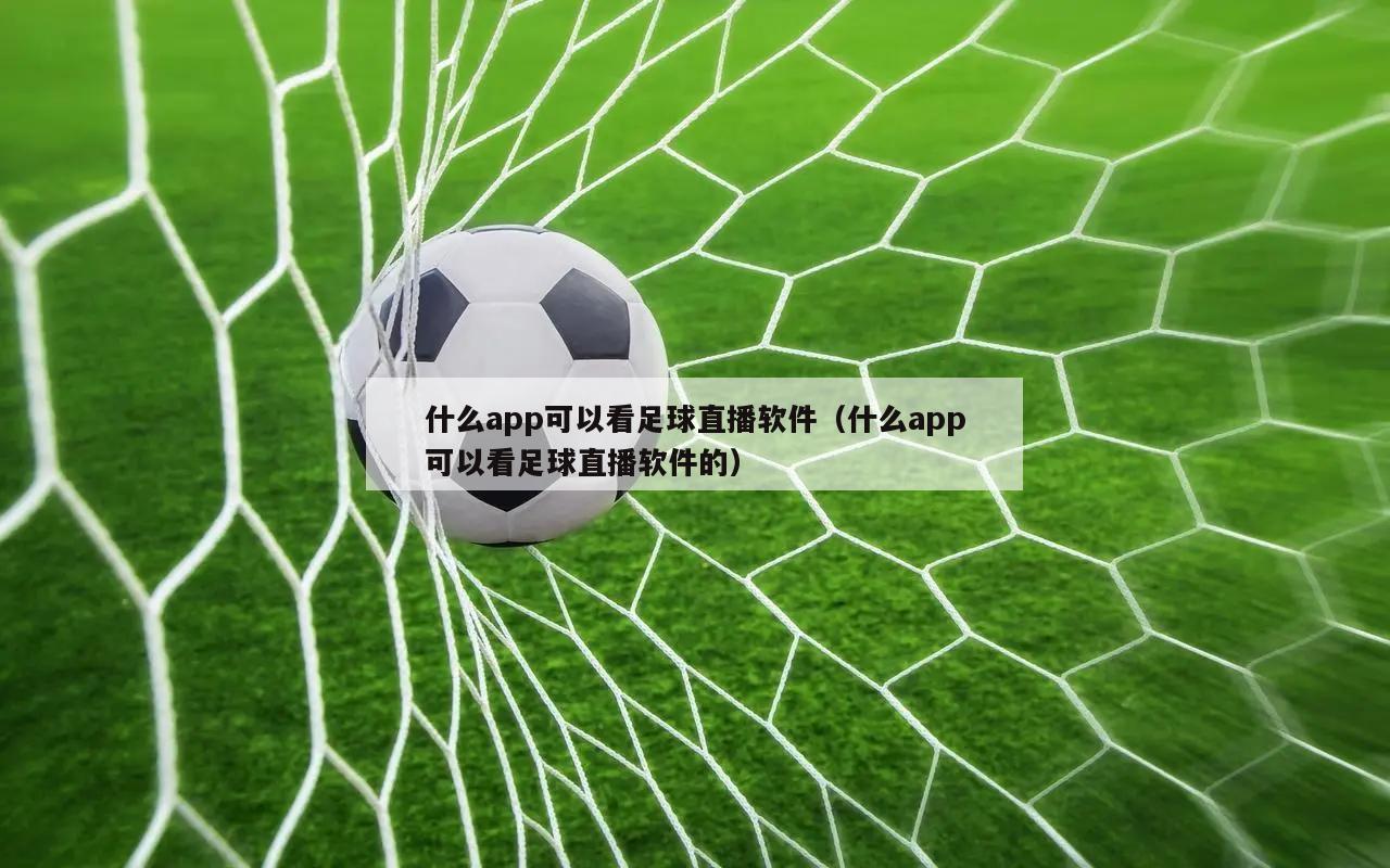 什么app可以看足球直播软件（什么app可以看足球直播软件的）